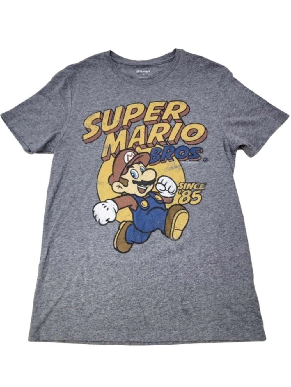 Old Navy Super Mario Graphic Tee Men's Extra Small Vintage Inspired T-shirt
